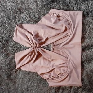 Underbust Peekaboo Criss-cross Top